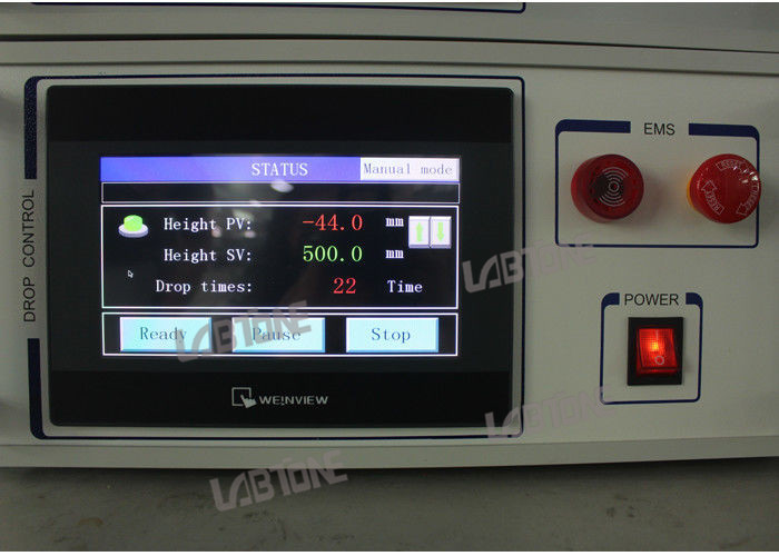 Consumer Electronics Drop Impact Test Machine OEM / ODM Acceptable