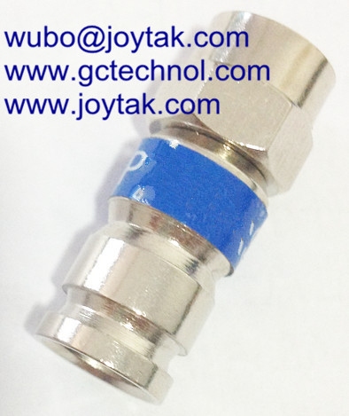 F compression connector PCT TRS 6L with O-Ring RG6 Coaxial Cable