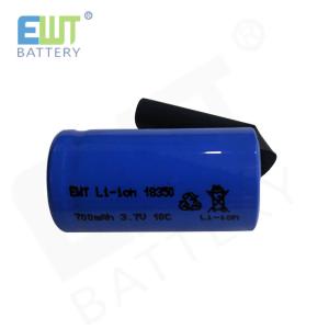China High Capacity Lithium Ion Battery Pack with Cover Button Top Charging Voltage 4.2V Life Cycles Over 4000times on sale