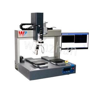 Wholesale Dual Head 5 Axis Desktop Robotic Iron Station Solder PCB Soldering Machine With Vision from china suppliers