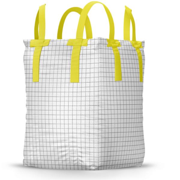 100% PP Woven Jumbo Bags 80cm Sand Silica Stone Mine Laminated 1 ton feed tote bags