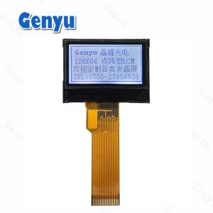 China 0.96 Inch 128x64 Monochrome FSTN LCD Display 15pin White Backlight SPI Interface on sale