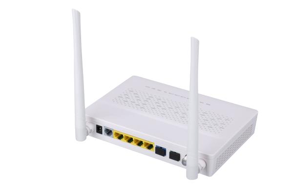 Quality FTTH GEPON ONU Modem Optical Network Terminal With 1GE3FE+1 CATV Port+WIFI +VOICE+USB for sale