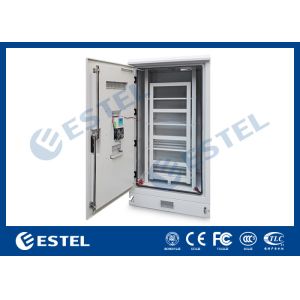 Dustproof Rainproof Outdoor Battery Cabinet , Outside Base Station Cabinet