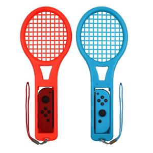 China Tennis Racket for Nintendo Switch Joy-cons Grips for Switch Mario Tennis Aces 2-PACKS Red&Blue on sale
