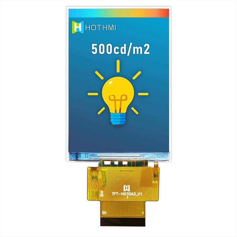 Multipurpose 3.5" TFT LCD Display Sunlight Readable With Compatible Interface TFT-H035A3HVIST5N50