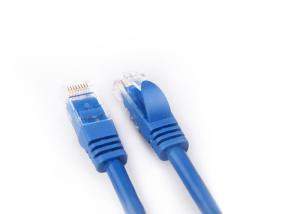 China UTP 32AWG Fluke Testing Electric Wire Cable Cat6 Patch Cord Gold Plated 1M - 20M on sale