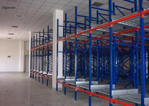 Wholesale Flexible Flow Through Racking System , Gravity Warehouse Roller Racking Systems from china suppliers