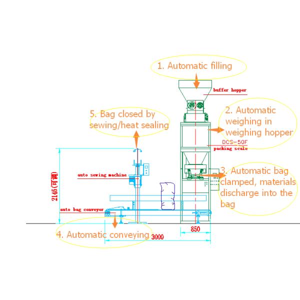 BlueRay DCS-50F Semi-Auto Weighing Filling Machine