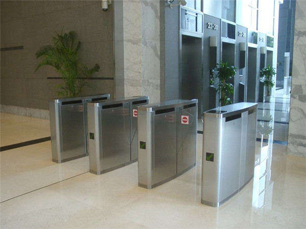 OEM / ODM Intelligent Flap Barrier Gate Access Control Turnstiles For School / Bank
