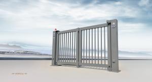 China 433MHz Wireless Remote Control Bi Folding Gates with Anti- Collision IR Sensor on sale