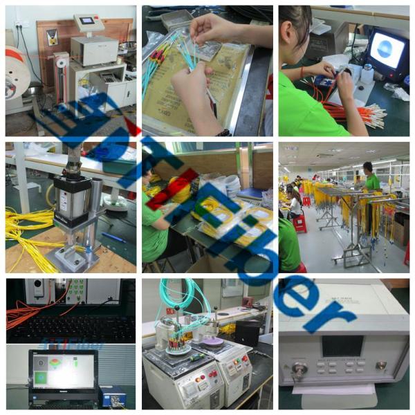 10M FTTH Fiber Patch Cord With SC / APC Singlemode Mutimode Simplex Duplex