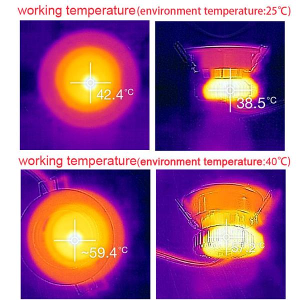 Epistar chip 100lm/w 3"/4"/6"/8" IP40 SMD/COB LED recessed downlight