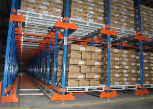 China Semi - Automatic Radio Shuttle Racking Storage System Heavy Duty 800-5000kgs on sale