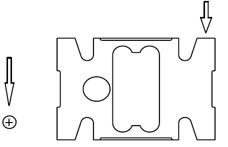 Simple Structure Small Load Cell Single Point Transducer 100kg To 2T