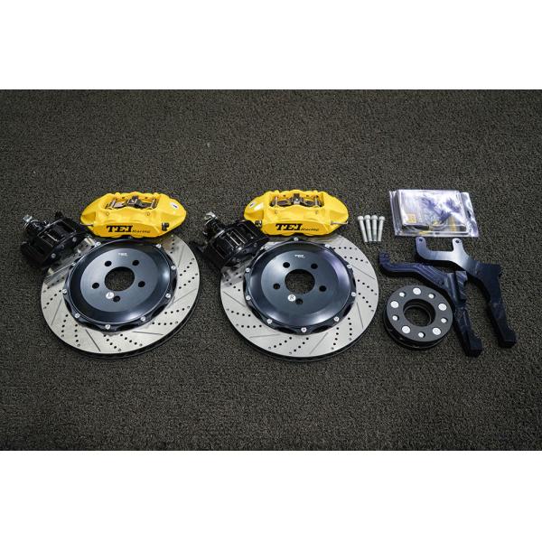 Ford Mustang BBK Brake Kit S40 4 Piston Cable Caliper For Rear Double Calipers