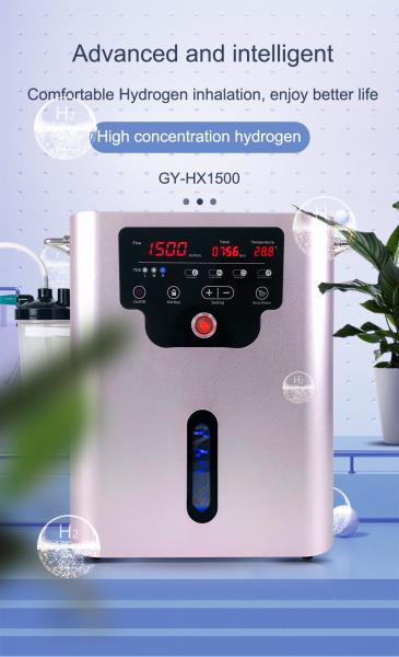 Quality Relieve Stress H2 O2 Inhaler Hydrogen Production Machine High Flow Rate for sale