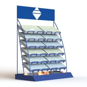12Layers Counter Top Display Racks For Ceramic Tile Sample