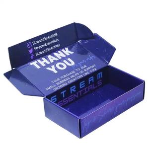 Wholesale Custom Biodegradable Mailer Shipping Boxes For Candles Wallets Photo Frames Eco-Friendly Waterproof Printed With Logo On Matte Surface from china suppliers