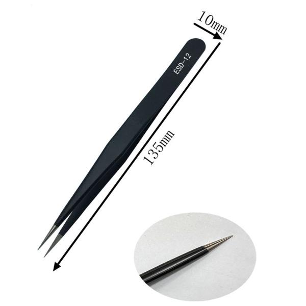 Acid Resistant False Lashes Tweezers with Long Lasting performance