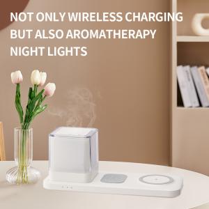 China Wireless Charging LED Night Light 3000K - 4000K Aromatherapy Night Light on sale