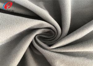 China Plain Dyed Polyester Tricot Knit Fabric Velvet Loop Fabric For Clothes on sale