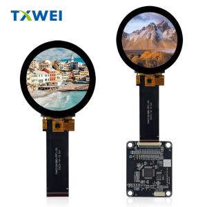 2.1-inch 480 * 480 Circular TFT LCD Display HDMI Driver Board With USART Interface Serial Port