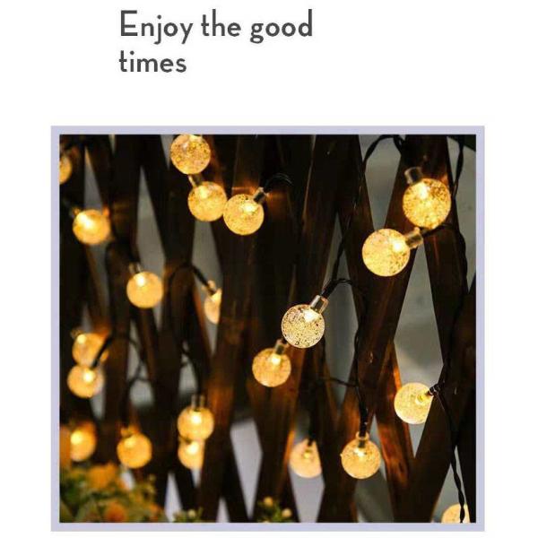 Flexible Decrata Solar Garden Ball Lights 1200MAh Rechargeable Ni MH battery