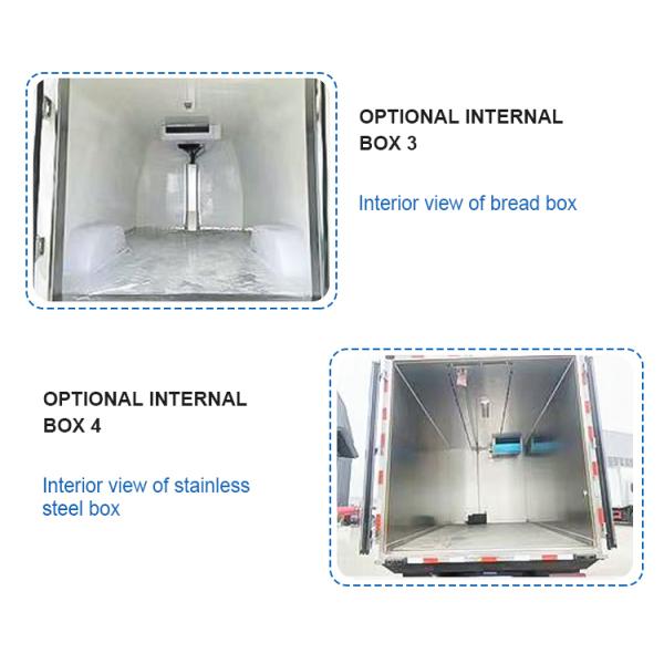 SINOTRUK HOWO Refrigerated Delivery Truck for Perishable Food 11-20T Capacity Box Dimensions L x W x H mm 4100*2100*2100