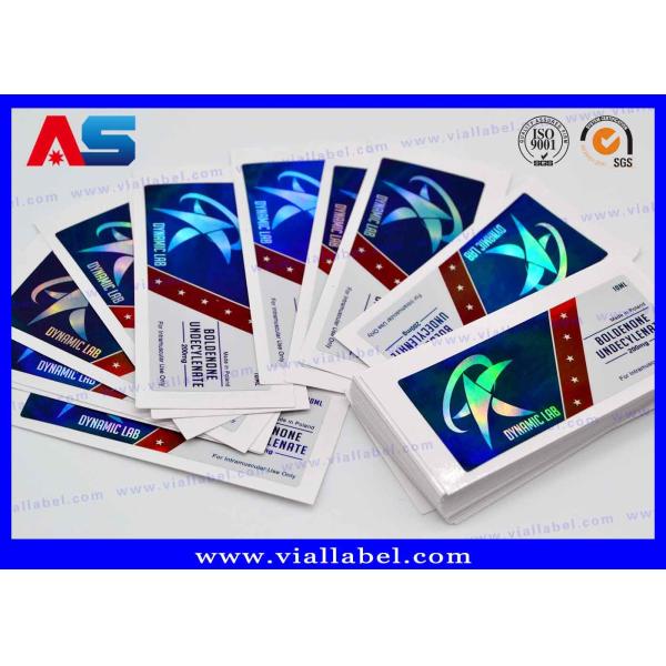 15ml Peptide Bottle Labels Glossy Waterproof Pharmaceutical Glass Vial Labels Hologram Medication Label Stickers