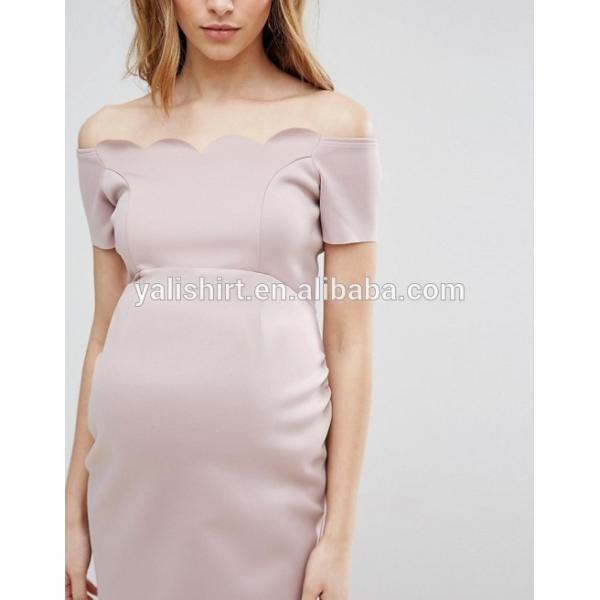 wholesale soft fit wear sexy funny printing dress maternity clothing pregnant evening dress