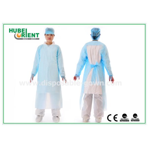 CPE Long Sleeve Protective Gowns Non Stimulating Protective Gown