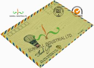 Wholesale Standard Size Kraft Paper Custom Printed Envelopes With UPC Barcode Printing Edge from china suppliers