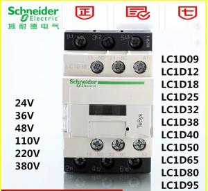Wholesale 3 1Phase LC1D AC Contactor 3P 4P 9A~95A 115~410A AC-3 AC-1 24V 110V 230V 380V from china suppliers