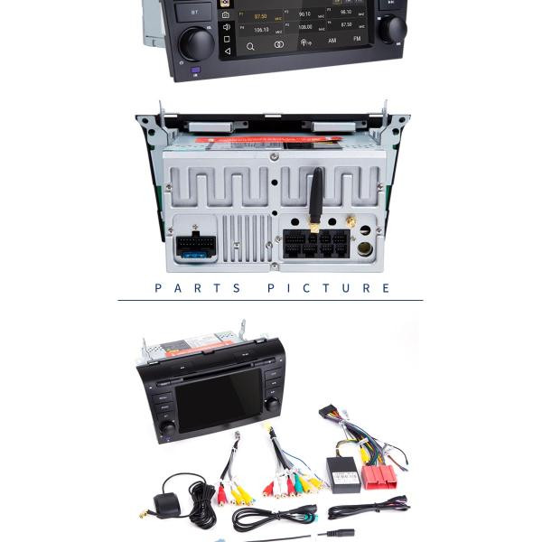 BT WIFI Stereo Radio Car Stereo With Gps Dvd Player , 8 Core HD Car Dvd Player