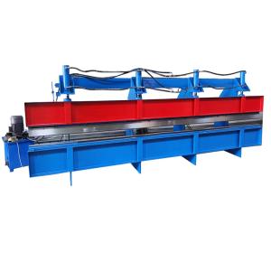 China 3m To 6m Galvanized Hydraulic Plate Bending Machine , Metal Sheet Bending Machine on sale
