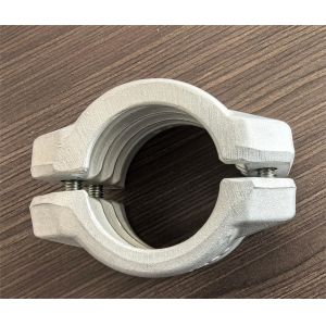 Stainless Steel Precision Investment Casting Hose Fitting With Safety Clamps