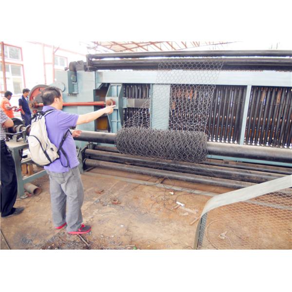 Heavy Hexagonal Gabion Mesh Machine Horizontal Type Abrasion Resistance