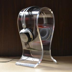 China Wholesale Clear Acrylic Headset Display, Acrylic Headphone Stand, Acrylic Headset Stand Holder on sale