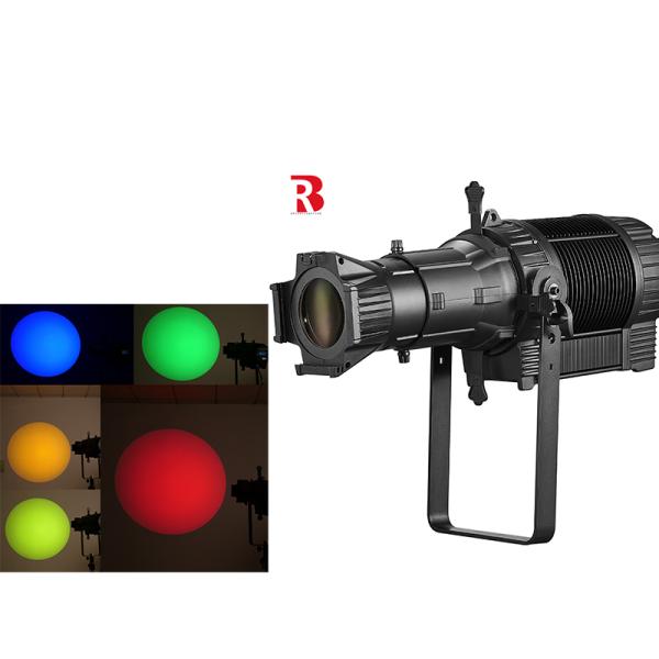 200w RGBW Silent Fixed Focus Fan-Less IP65 LED Spot Studio Stage Light
