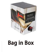 Aseptic 1L 2L 3L 5L 10L Wine Bib Bag In Box Dispenser With Tap