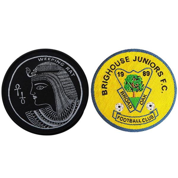 Quality Arbitray Shape Smooth 3.5cm Velcro Logo Patches For Clothing for sale