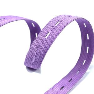 Wholesale Adjustable Buttonhole Elastic Webbing 20mm Elastic Strap With Button Holes from china suppliers