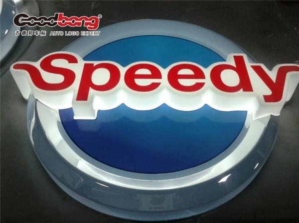 Quality CE Certificate Round Rotating LED Light Box Display for sale