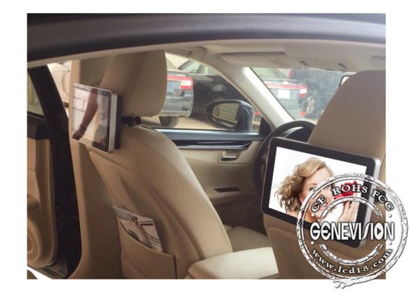 Quality 10.1inch Taxi Headrest Android Media Player DC input Remote Managing Advertising Player with 3G/4G, USB in front for sale