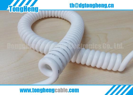 Quality Dynamic Industrial Application Signal Control Customized Spiral Cable for sale