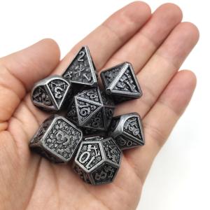 Wholesale Tabletop Games Antiwear Durable Liquid Filled Dice Set Glow In The Dark Dice from china suppliers