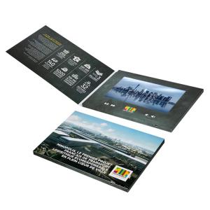 Wholesale Custom print LCD video brochure, invitation card with video message from china suppliers