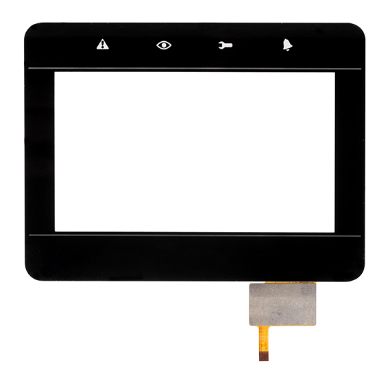 4.3" G+G Projected Capacitive Touch Panel with Focaltech Ilitek or Goodix IC