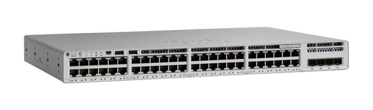 Cisco Switch C9200L-48PL-4X 9200L 48-port PoE+ 4x10G uplink Switch, Network Advantage